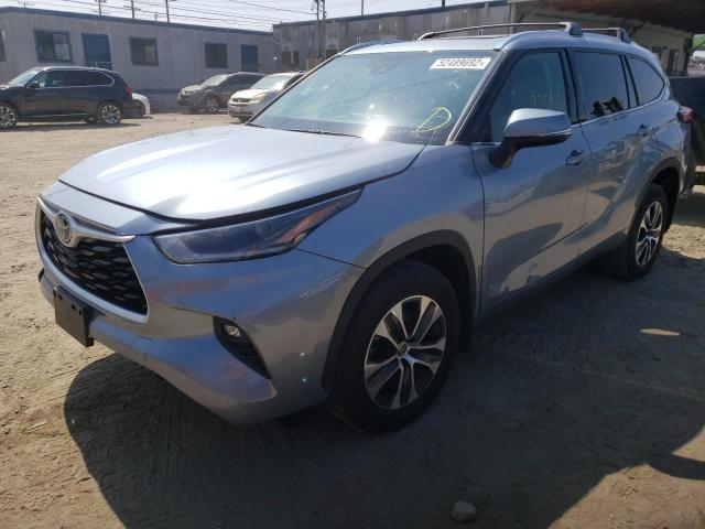 Photo 2 from auction – 2021 TOYOTA HIGHLANDER with VIN 5TDGZRAH4MS081732