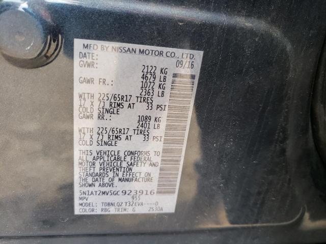 Photo 10 from auction – 2016 NISSAN ROGUE S with VIN 5N1AT2MV5GC923916