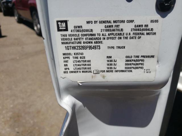 Photo 10 from auction – 2005 GMC SIERRA K25 with VIN 1GTHK23265F954973