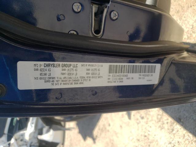Photo 10 from auction – 2014 CHRYSLER 300 with VIN 2C3CCAAG5EH383026