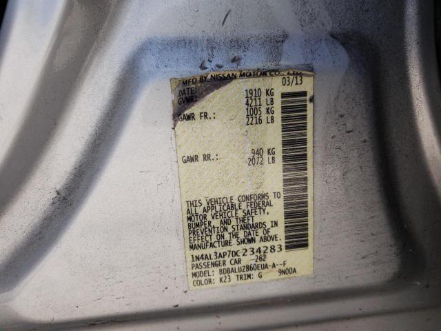 Photo 10 from auction – 2013 NISSAN ALTIMA 2.5 with VIN 1N4AL3AP7DC234283