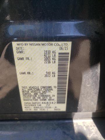 Photo 10 from auction – 2015 NISSAN ALTIMA 2.5 with VIN 1N4AL3AP1FC468342