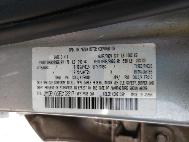 Фото 10 с аукциона – 2014 MAZDA MAZDA2 SPO с VIN JM1DE1KY2E0178317