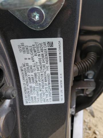 Photo 10 from auction – 2021 HONDA CIVIC LX with VIN 2HGFC2F67MH505903