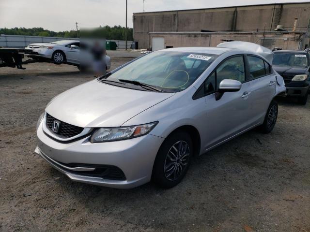 Photo 2 from auction – 2014 HONDA CIVIC LX with VIN 19XFB2F55EE210241