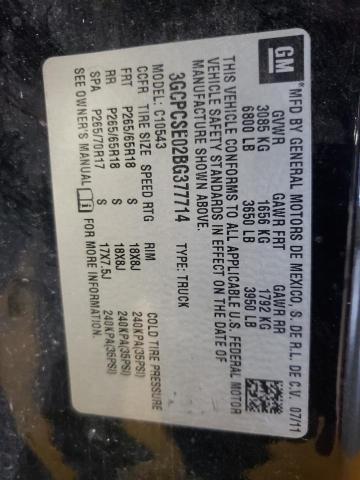 Photo 10 from auction – 2011 CHEVROLET SILVERADO with VIN 3GCPCSE02BG377714