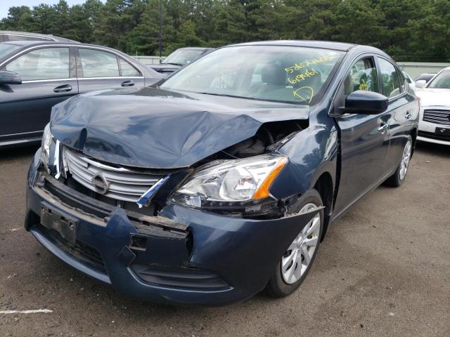 Photo 2 from auction – 2013 NISSAN SENTRA S with VIN 3N1AB7AP8DL619461