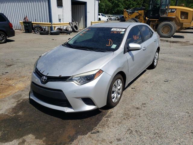 Photo 2 from auction – 2014 TOYOTA COROLLA L with VIN 5YFBURHEXEP119074