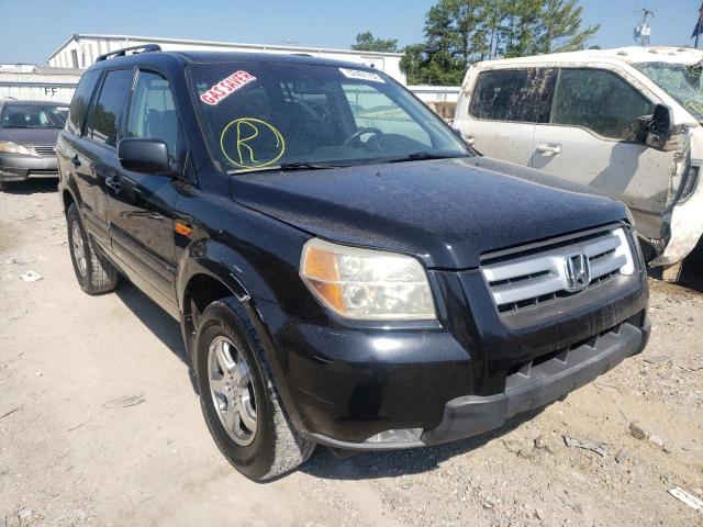 HONDA PILOT EXL 2007 with VIN 5FNYF28587B045700 - Photo from auction