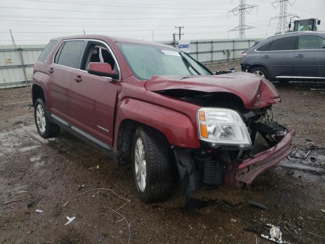 GMC TERRAIN SL 2017 with VIN 2GKALMEK0H6127755 - Photo from auction