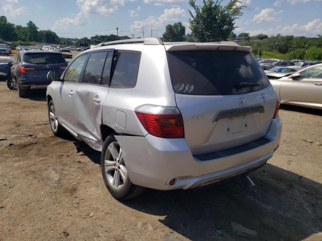 Photo 3 from auction – 2008 TOYOTA HIGHLANDER with VIN JTEDS43A682007389