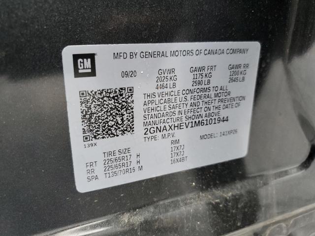 Photo 10 from auction – 2021 CHEVROLET EQUINOX LS with VIN 2GNAXHEV1M6101944