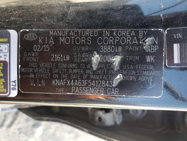 Photo 10 from auction – 2015 KIA FORTE LX with VIN KNAFX4A63F5412843