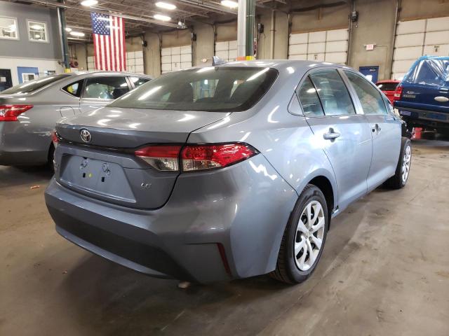 Photo 4 from auction – 2021 TOYOTA COROLLA LE with VIN 5YFEPMAE2MP160430