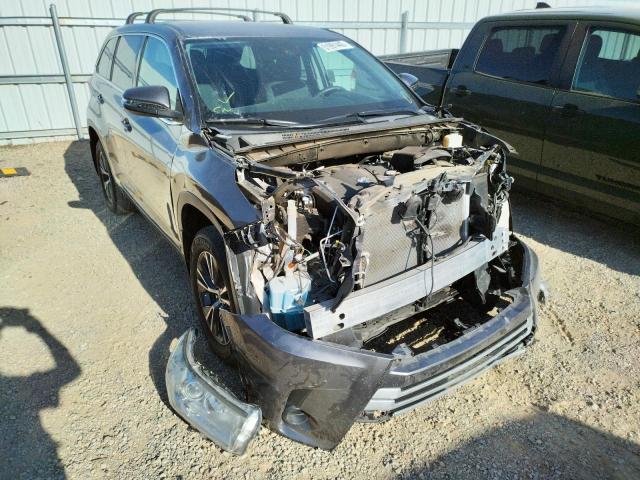 TOYOTA HIGHLANDER 2018 with VIN 5TDZZRFH8JS274088 - Photo from auction
