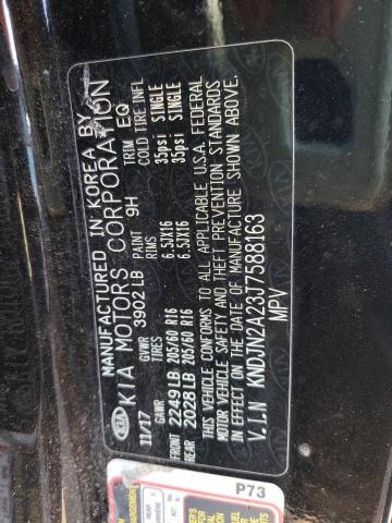 Photo 10 from auction – 2018 KIA SOUL with VIN KNDJN2A23J7588163