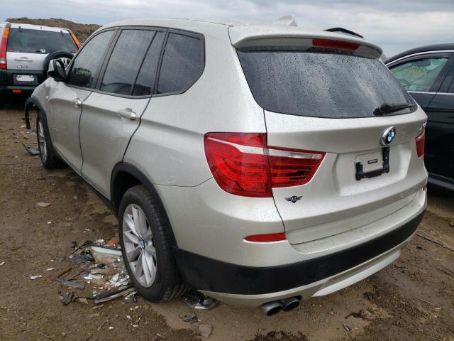 Photo 3 from auction – 2013 BMW X3 XDRIVE2 with VIN 5UXWX9C51D0A28799