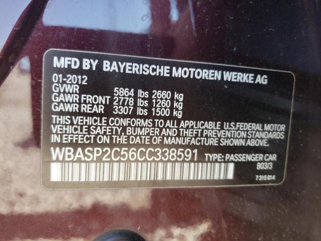 Photo 10 from auction – 2012 BMW 535 XIGT with VIN WBASP2C56CC338591