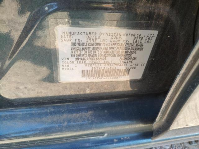 Photo 10 from auction – 2013 NISSAN SENTRA S with VIN 3N1AB7AP6DL682879