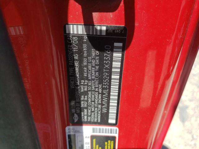 Photo 10 from auction – 2009 MINI COOPER CLU with VIN WMWML33529TX33760