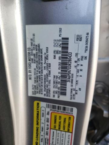 Photo 10 from auction – 2013 FORD FUSION SE with VIN 3FA6P0H7XDR280433
