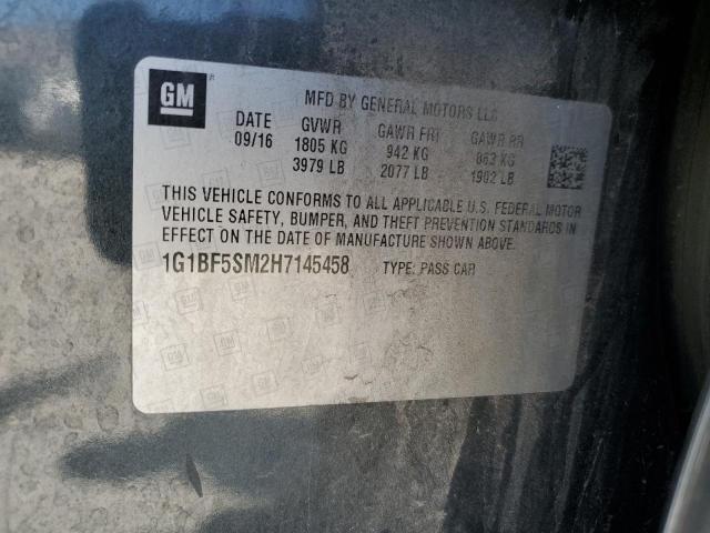Photo 10 from auction – 2017 CHEVROLET CRUZE PREM with VIN 1G1BF5SM2H7145458