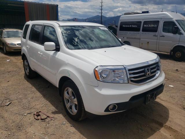 HONDA PILOT EXL 2015 with VIN 5FNYF4H53FB038387 - Photo from auction
