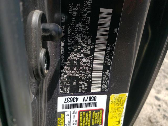 Photo 10 from auction – 2014 TOYOTA SIENNA XLE with VIN 5TDDK3DC4ES077430