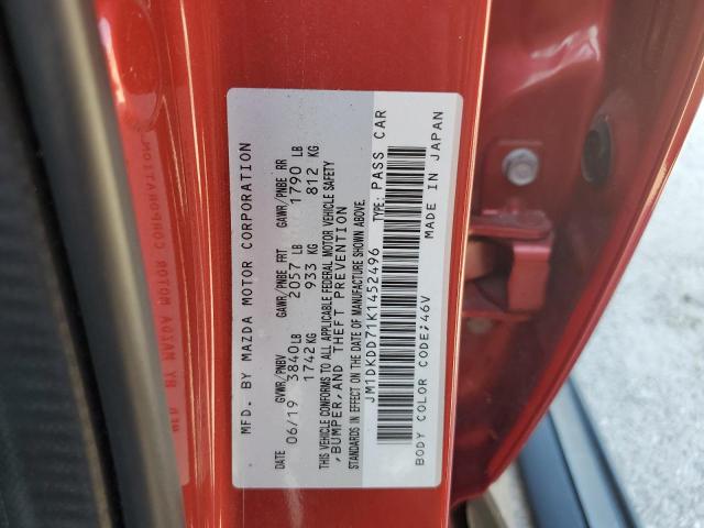 Photo 10 from auction – 2019 MAZDA CX-3 GRAND with VIN JM1DKDD71K1452496