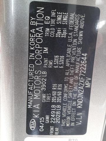 Photo 10 from auction – 2015 KIA SOUL with VIN KNDJN2A2XF7222644