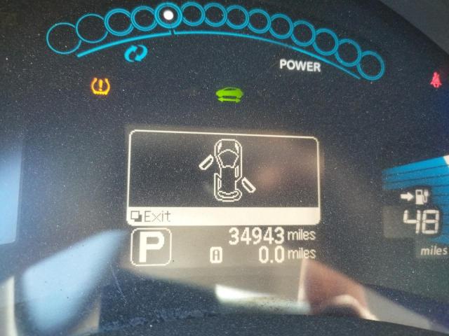 Photo 8 from auction – 2011 NISSAN LEAF SV with VIN JN1AZ0CP2BT009452