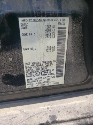 Photo 10 from auction – 2013 NISSAN ALTIMA 3.5 with VIN 1N4BL3AP8DC147156