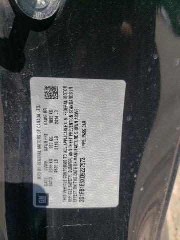 Photo 10 from auction – 2013 CHEVROLET CAMARO LT with VIN 2G1FB1E3XD9227973