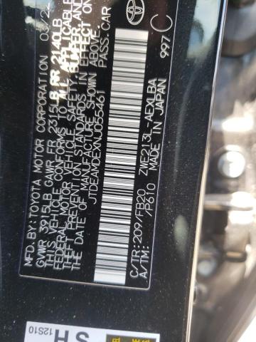 Photo 10 from auction – 2022 TOYOTA COROLLA LE with VIN JTDEAMDEXNJ055461