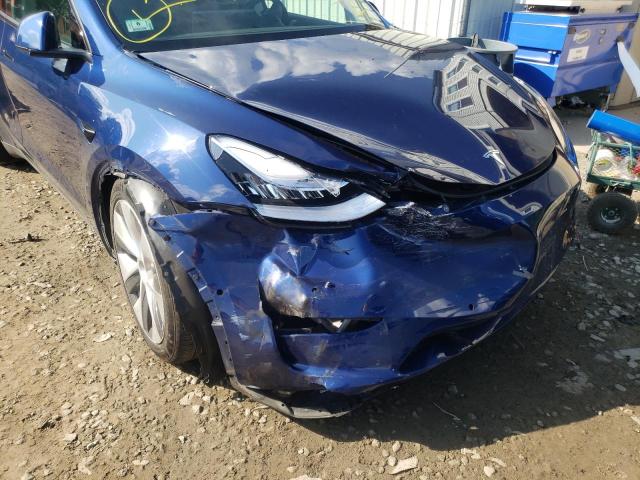 Photo 9 from auction – 2021 TESLA MODEL Y with VIN 5YJYGDEE0MF190920
