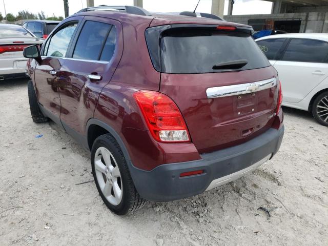 Photo 3 from auction – 2016 CHEVROLET TRAX LTZ with VIN 3GNCJMSB6GL162042