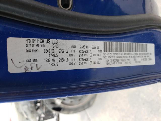 Photo 10 from auction – 2015 DODGE JOURNEY SE with VIN 3C4PDCAB0FT708636