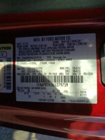 Photo 10 from auction – 2016 FORD MUSTANG with VIN 1FA6P8TH5G5279759