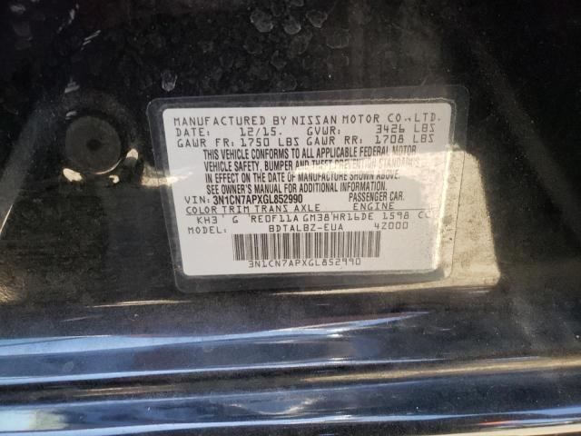 Photo 10 from auction – 2016 NISSAN VERSA S with VIN 3N1CN7APXGL852990