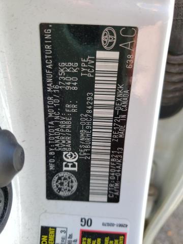 Photo 10 from auction – 2017 TOYOTA COROLLA L with VIN 2T1BURHE9HC784293