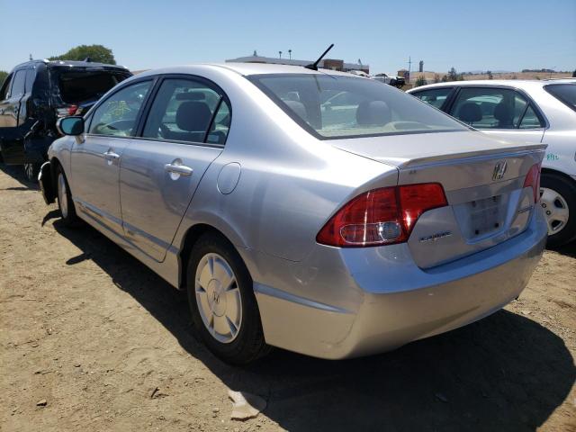 Photo 3 from auction – 2007 HONDA CIVIC HYBR with VIN JHMFA36227S032222
