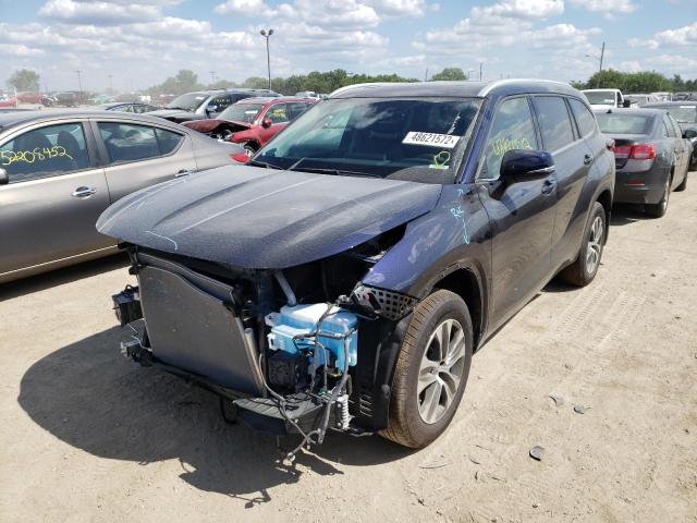 Photo 2 from auction – 2022 TOYOTA HIGHLANDER with VIN 5TDGZRBH8NS574815
