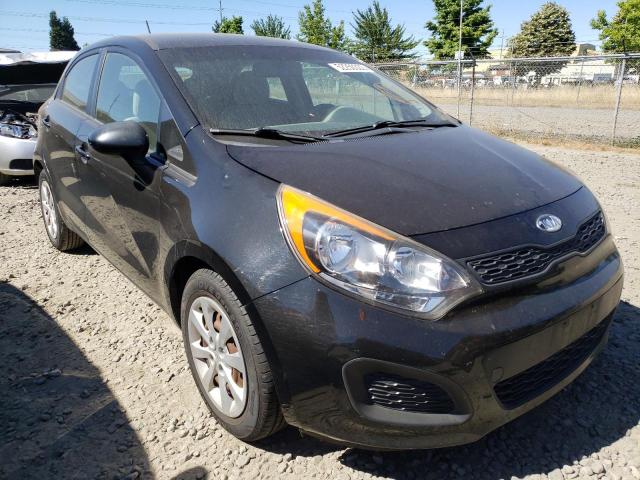 KIA RIO LX 2013 with VIN KNADM5A3XD6117404 - Photo from auction