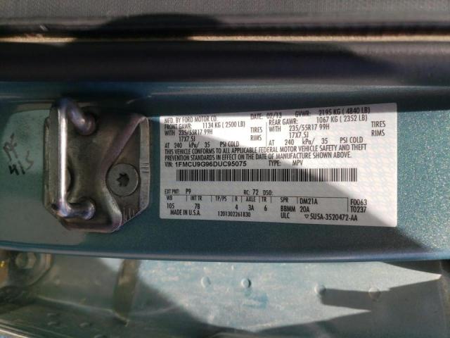 Photo 10 from auction – 2013 FORD ESCAPE SE with VIN 1FMCU9G96DUC95075