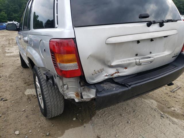 Photo 9 from auction – 2004 JEEP GRAND CHER with VIN 1J8GW58N44C249232