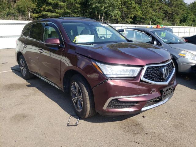 ACURA MDX 2017 with VIN 5FRYD4H39HB011460 - Photo from auction