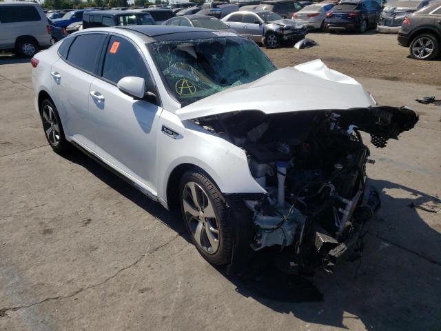 KIA OPTIMA SX 2018 with VIN 5XXGW4L28JG214106 - Photo from auction