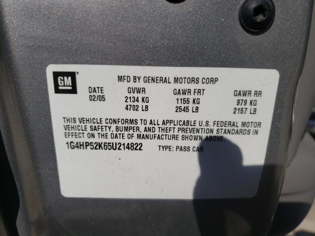 Photo 10 from auction – 2005 BUICK LESABRE CU with VIN 1G4HP52K65U214822