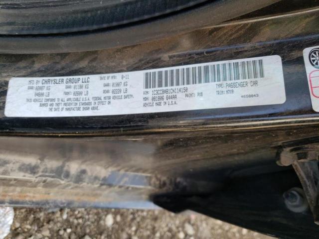 Photo 10 from auction – 2012 CHRYSLER 200 LX with VIN 1C3CCBAB1CN114150