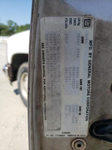 Photo 10 from auction – 1988 CHEVROLET SILVERADO with VIN 1GCDC14K7JE183900